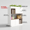 Maiya Furniture Partition Cabinet Wooden File Cabinet Office Simple File Cabinet Combination Double-sided Low Cabinet Storage Cabinet Hollow Display Cabinet Second Floor 140*30*98cm