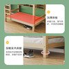 NAIGAO bunk bed wooden bed simple dormitory bed adult bed combination bunk bed apartment solid wood color paint-free with bookshelf