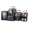 Irmafreda Elfeld coffee machine fully automatic grinding all-in-one milk foam extraction commercial freshly ground household American bean powder dual-purpose office professional espresso coffee machine office business use + intelligent temperature-adjusting refrigerator + ice machine + cup holder