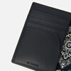 EP Yaying women's bag Qiannan totem stitching cowhide storage card holder wallet 2025 new product B301B navy blue 1