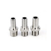 Zhuankai 304 stainless steel high-pressure hexagonal outer wire pagoda metric external wire leather pipe joint M5M6M8M10M12M14M20 M22*1.5-19mm