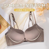 Langsha front button underwear women's 2025 autumn new small breast push-up flat chest special bra to collect side breasts without wire bra