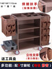 Hotel room multi-function hand push linen cart cleaning work cart cleaning cart cloth bag guest room entrance hygiene service cart multi-functional labor-saving silent carpet including tool box