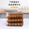 FANCYCHIC egg storage automatic egg rolling slide design refrigerator storage box egg carton anti-fall large multi-layer storage artifact main picture automatic egg rolling two sets can hold 30 pieces