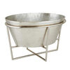 Santa Barbara Design Studio Champagne Bucket Heavy Duty Metal Drink Holder Large Silver