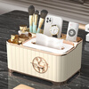 Vangas light luxury tissue storage box home living room coffee table high-end creative desktop face towel high-end napkin paper box light cream with paper support spring