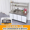 OTHER commercial kitchen stainless steel worktop household stove operation storage pool sink integrated custom cabinet 1205080 left pool