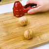 DB multifunctional walnut peeling melon seed clip funnel household chestnut opener walnut clip artifact solid red