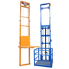 Electric hydraulic lift freight elevator simple household small elevator guide rail lifting platform warehouse factory freight elevator lift thickened electric model customized height prepayment