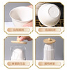 Gata door-to-door delivery, rice husk disposable kung fu tea cup, heat-resistant, home office, travel, portable tea cup for hospitality, kung fu tea cup storage rack, rice husk kung fu tea cup