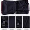 Kangaroo small suitcase, thickened and scratch-resistant business boarding case, PC suitcase, universal wheel trolley case, free checked password box, black (anti-scratch PC material + alloy trolley) 18 inches (lightweight boarding case)