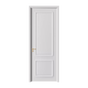 Customized French retro bedroom door, painted door, solid wood composite, simple, light luxury interior door, flat opening, new Chinese style home wooden door, flat carving series