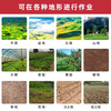 Crawler chain rail diesel micro-tiller trenching Red Bull loose soil farmland new mountain Little Red Bull plow 170 gasoline model + flip plow