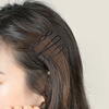 Skin Beauty Black Hair Clips 12-Piece Combination, Broken Hair Organizer, Invisible Hair Clips, Bangs Side Clip MF8853