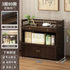 ZHUYIJIA tea cabinet small tea table new Chinese style tea table table tea side cabinet ancient storage living room storage tea can storage cabinet 3 layers 80 double drawer double door