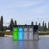 Dingguagua outdoor garbage classification box residential street four-category finished product garbage recycling station garbage classification room collection booth four-category garbage classification box with sink