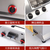 Xu'an gas griddle, electric griddle, deep fryer combination machine, commercial gas hand-caught cake, squid teppanyaki stall, multi-functional Oden electric griddle, thickened 40X35 griddle, 8mm iron plate, gas version