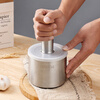 Baijie garlic pounder kitchen garlic mashed manual garlic mortar 304 stainless steel grinder