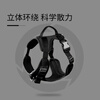 Dog Leash Small Dog Schnauzer Puppy Teddy Vest Harness Dog Walking Bichon Pet Dog Leash Black Warrior Small Dog Harness XXS Bust 29-33cm Recommended weight 4-8 pounds