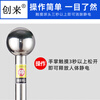 Chuanglai intrinsically safe human body electrostatic discharger elimination ball stainless steel sign non-explosion-proof 304 big brand (38 tubes) industrial electrostatic discharge bollard instrument touch guide removal device