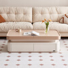 Quanyou Home new retractable functional coffee table living room small apartment home storage storage floor cabinet