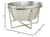 Santa Barbara Design Studio Champagne Bucket Heavy Duty Metal Drink Holder Large Silver