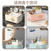 Vangas light luxury tissue storage box home living room coffee table high-end creative desktop face towel high-end napkin paper box light cream with paper support spring