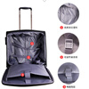 Kuangluo suitcase Spring Airlines small lightweight boarding case Oxford cloth explosion-proof zipper box men's business travel cloth box black upgraded customs lock + explosion-proof zipper 20 inches aviation boarding case