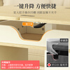 Gajumei can lift and fold mobile coffee table and dining table, two-purpose all-in-one living room, small apartment, multi-functional sofa, side cabinet, small side table