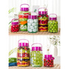 MZXM German imported quality pickle jar sealed jar pickled sugar garlic container food grade pickle pickle pickle wine specialist 2 catties - vegetable clip thickened food grade glass