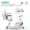 Wing-moving limb linkage rehabilitation training bicycle exercise rehabilitation machine bicycle cerebral infarction hemiplegia equipment upper and lower limbs active and passive white chair height adjustable + gloves protective gear safety belt