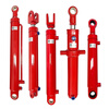 Oil cylinder hydraulic cylinder single and two-way lifting platform double-ear non-standard custom small freight elevator engineering cylinder complete set of accessories 8 tons inner diameter 80 rod diameter 50 stroke 800 national standard