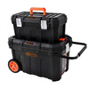 Tactix combined trolley tool box large multi-functional industrial vehicle tool storage box home set 320310