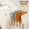 Yuzhishu knife rack storage rack 2025 new kitchen knife chopstick barrel wall-mounted one-piece countertop knife storage rack chopstick cage white stainless steel countertop knife and chopstick rack