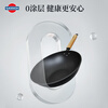 Sanno Industrial Japanese-style iron pan non-stick uncoated lightweight wok 32CM comes with glass lid glass cover Japanese-style iron pan 32cm