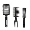Baicuilai Spare Rib Comb Straight Hair Men's Styling Comb Massage Fluffy Hair Style Large Tooth Styling Comb Set Big Back Oil Head