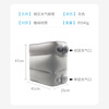 Xinqin inflatable foot pad portable multi-functional foot stool car cushion foot support aircraft high-speed rail sleeping artifact three layers adjustable