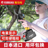 Yamaha imported electric scissors for branch cutting, brushless high-power garden fruit tree pruning shears, large-cut branch shears, Japanese imported waterproof model 4.5+, two batteries and one charger