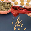 DB multifunctional walnut peeling melon seed clip funnel household chestnut opener walnut clip artifact solid red