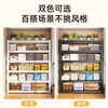Qixu household shelf storage rack multi-layer floor-to-ceiling warehouse balcony storage room utility room commercial supermarket steel storage rack three layers high 80cm long 40cm * wide 30cm
