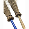 Splendens splendens big broom sweeping yard broom courtyard road cement road property sanitation worker cleaning sweeping broom round street broom (wooden pole)