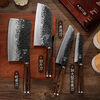Shibazizuo Xinjiang Kefa Shibazi writer's five-piece combination slicing and cutting knife bone chopping knife small kitchen knife fruit knife five-piece set