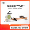 MOKFITNESS Official Direct Sales MOK-K10 Magnetic Resistance Silent Rowing Machine Home Intelligent Folding Rowing Machine K10ES Standard Edition (Wasabi Green)