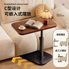 Zhuobo coffee table side table lift table sofa side table tea table small table computer table bedside table CJ25 walnut color