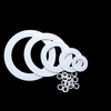 He Jiangong flange gasket PTFE gasket PTFE gasket DN15/20/25/32/40/50/65/80/100 flange PTFE flat gasket DN250=10 inches