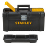 Stanley (STANLEY) tool box storage box hardware household parts storage box multi-functional suitcase screwdriver tool storage box 16-inch metal lock tool box STST75518-8