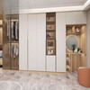 Hualeji Whole House Customized Wardrobe Simple Modern Walk-in Cloakroom Bedroom Wardrobe Solid Wood Furniture Factory Customized Assembly 1 Square Meter Daya/Lushuihe Solid Wood Particle Board ENF Grade