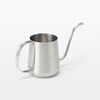 MUJI stainless steel hand brewed coffee pot with scale for home use with long spout MDP74C4A 430mL