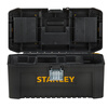 Stanley (STANLEY) tool box storage box hardware household parts storage box multi-functional suitcase screwdriver tool storage box 16-inch metal lock tool box STST75518-8