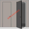 Meikejie minimalist light luxury frameless aluminum wooden door door set room door bathroom door glass door waterproof WBK-1 aluminum frame single package